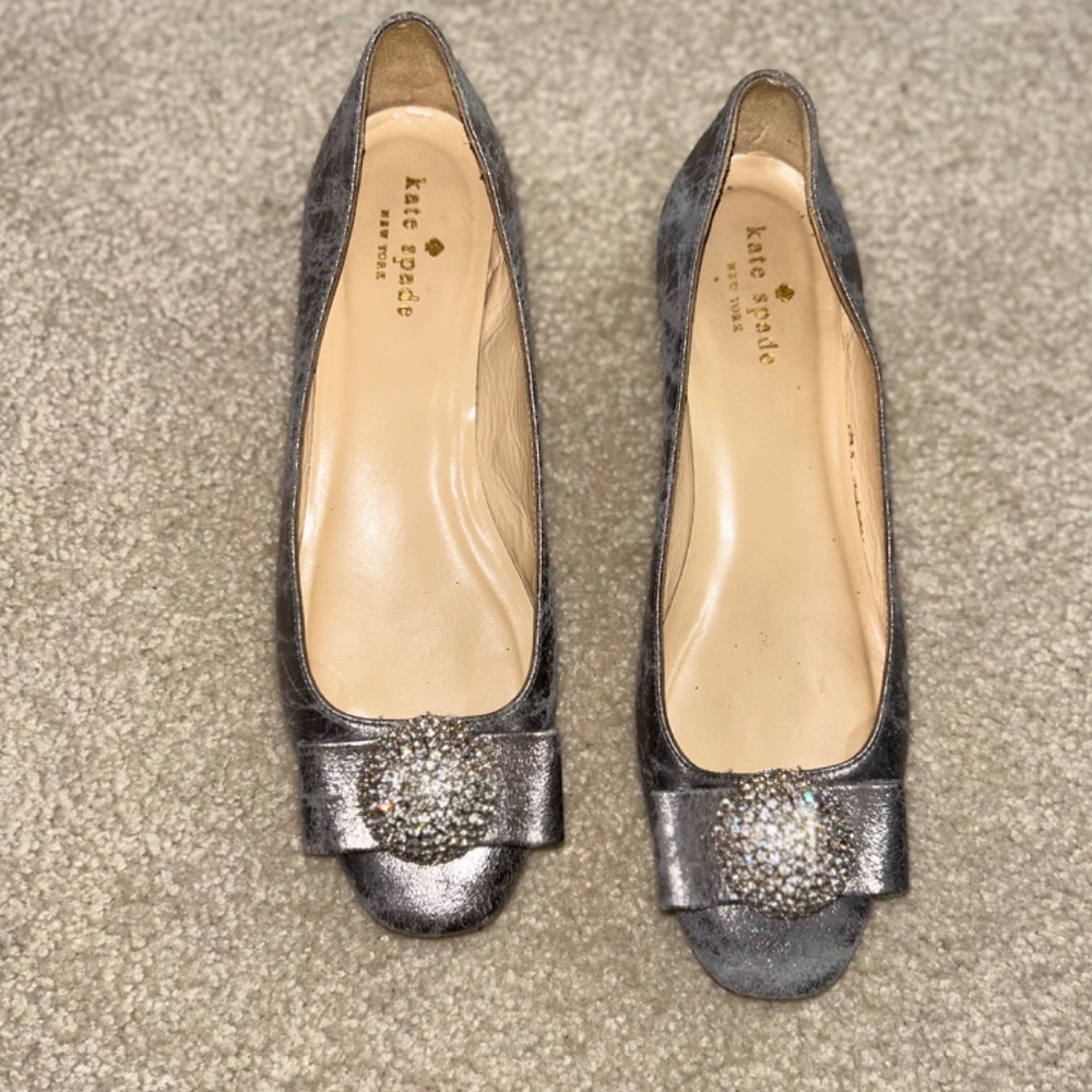 Kate spade silver flats 7 - Picture 11 of 13